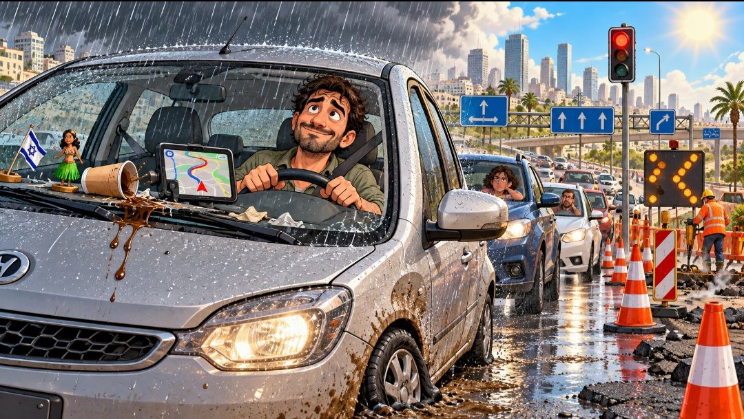 מרפי בדרכים: למי זה לא קרה? מדריך הישרדות לנהג הישראלי